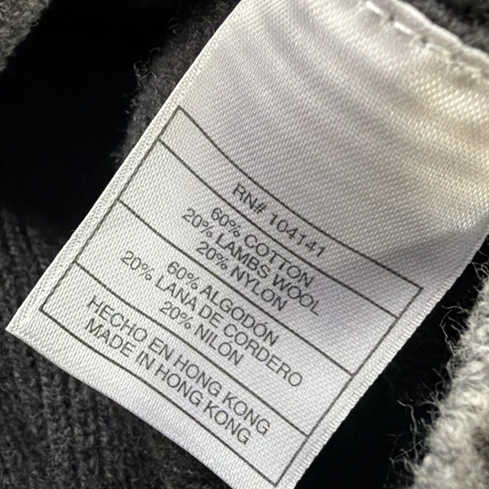 MEN'S NIKE ACG 1/4 ZIP‎ Gray Lambs Wool Sweater Size XL Pullover